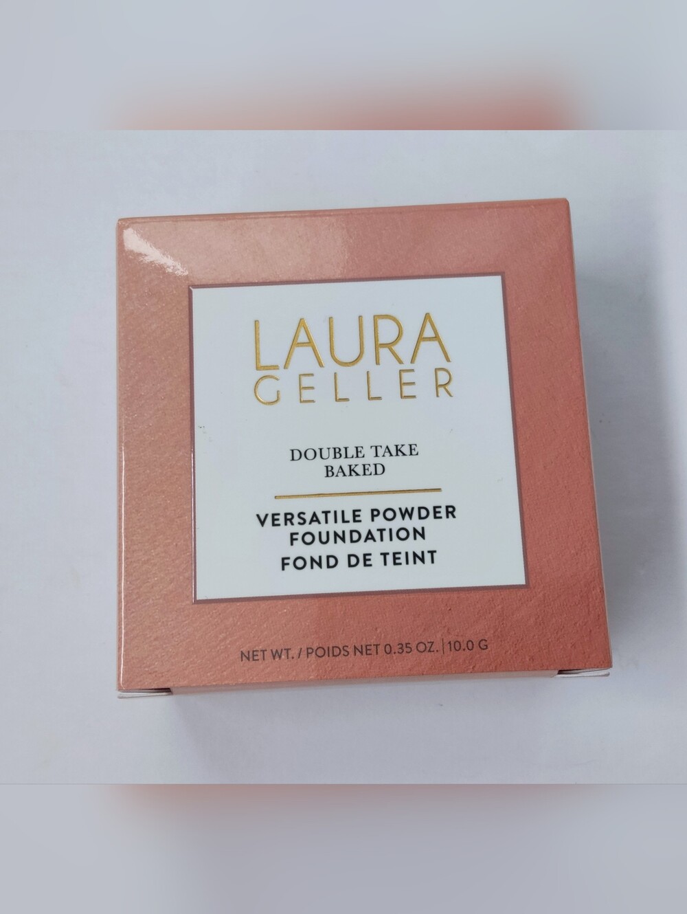 NWOT. Laura Geller Double Take Baked Versatile Powder Foundation - Fair.